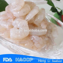 Frozen cooked peeled and deveined shrimp